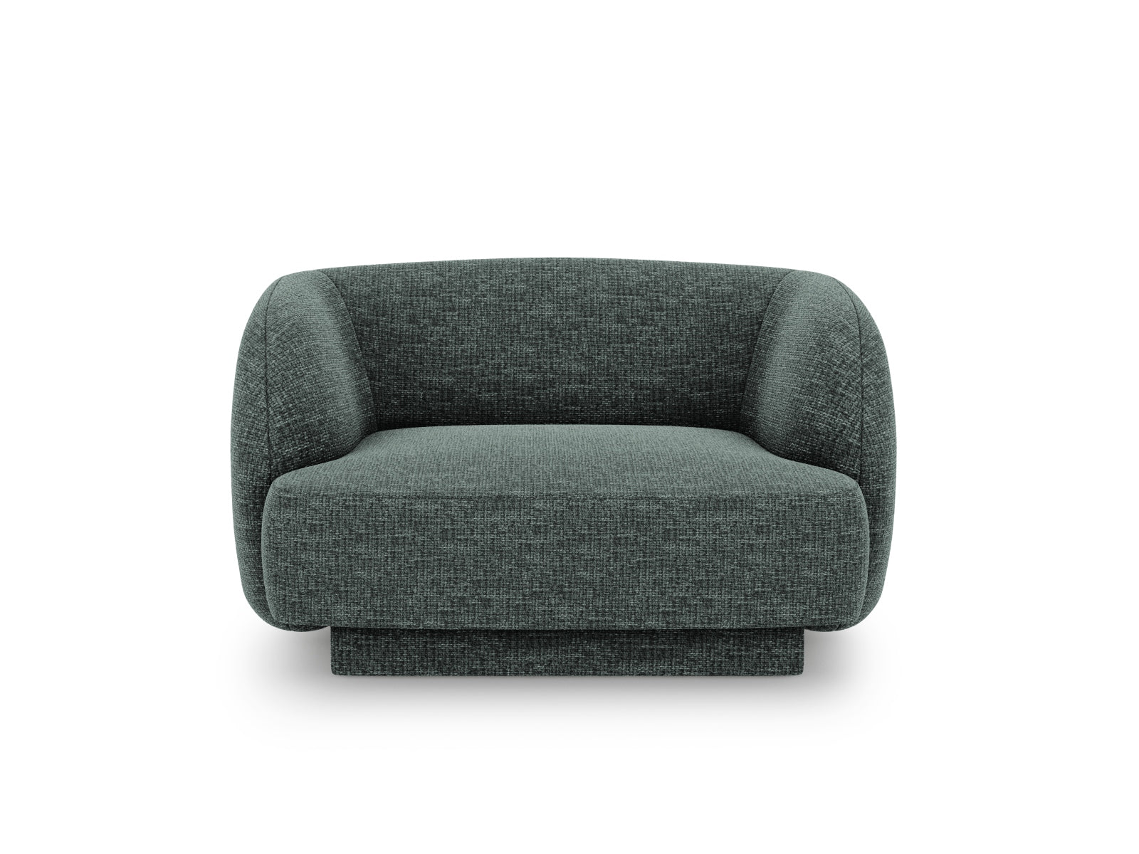 Miley Sessel 1 Sitz in Petrol präsentiert im Onlineshop von KAQTU Design AG. Sessel ist von Micadoni