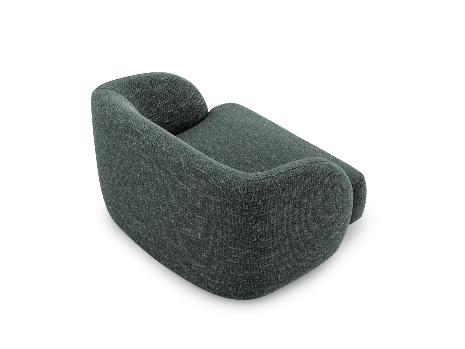 Miley Sessel 1 Sitz in Petrol präsentiert im Onlineshop von KAQTU Design AG. Sessel ist von Micadoni