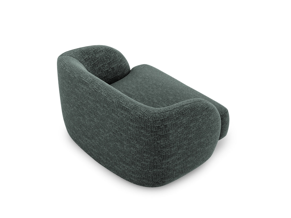Miley Sessel 1 Sitz in Petrol-Haga präsentiert im Onlineshop von KAQTU Design AG. Sessel ist von Micadoni