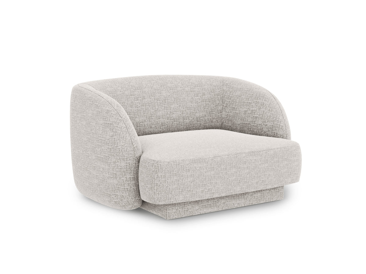 Miley Sessel 1 Sitz in Light Grey-Haga präsentiert im Onlineshop von KAQTU Design AG. Sessel ist von Micadoni