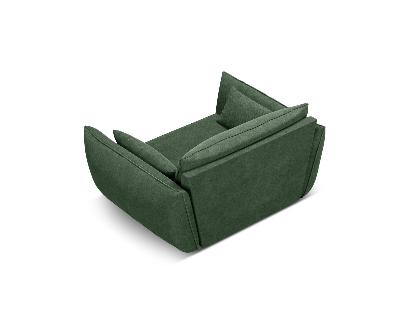 Kaelle Sessel 1 Sitz in Bottle Green präsentiert im Onlineshop von KAQTU Design AG. Sessel ist von Micadoni