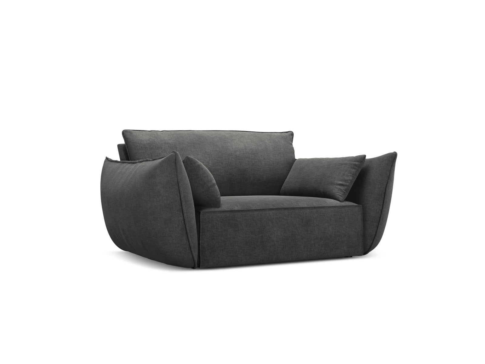 Kaelle Sessel 1 Sitz in Dark Grey präsentiert im Onlineshop von KAQTU Design AG. Sessel ist von Micadoni