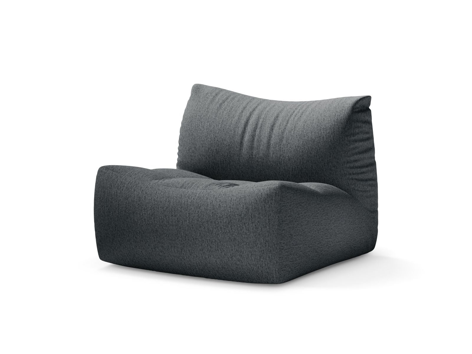 Eleganter 1-Sitzer Sessel Tove in Dunkelgrau, ideal für stilvolle Wohnräume, von Micadoni, präsentiert von KAQTU Design AG.
