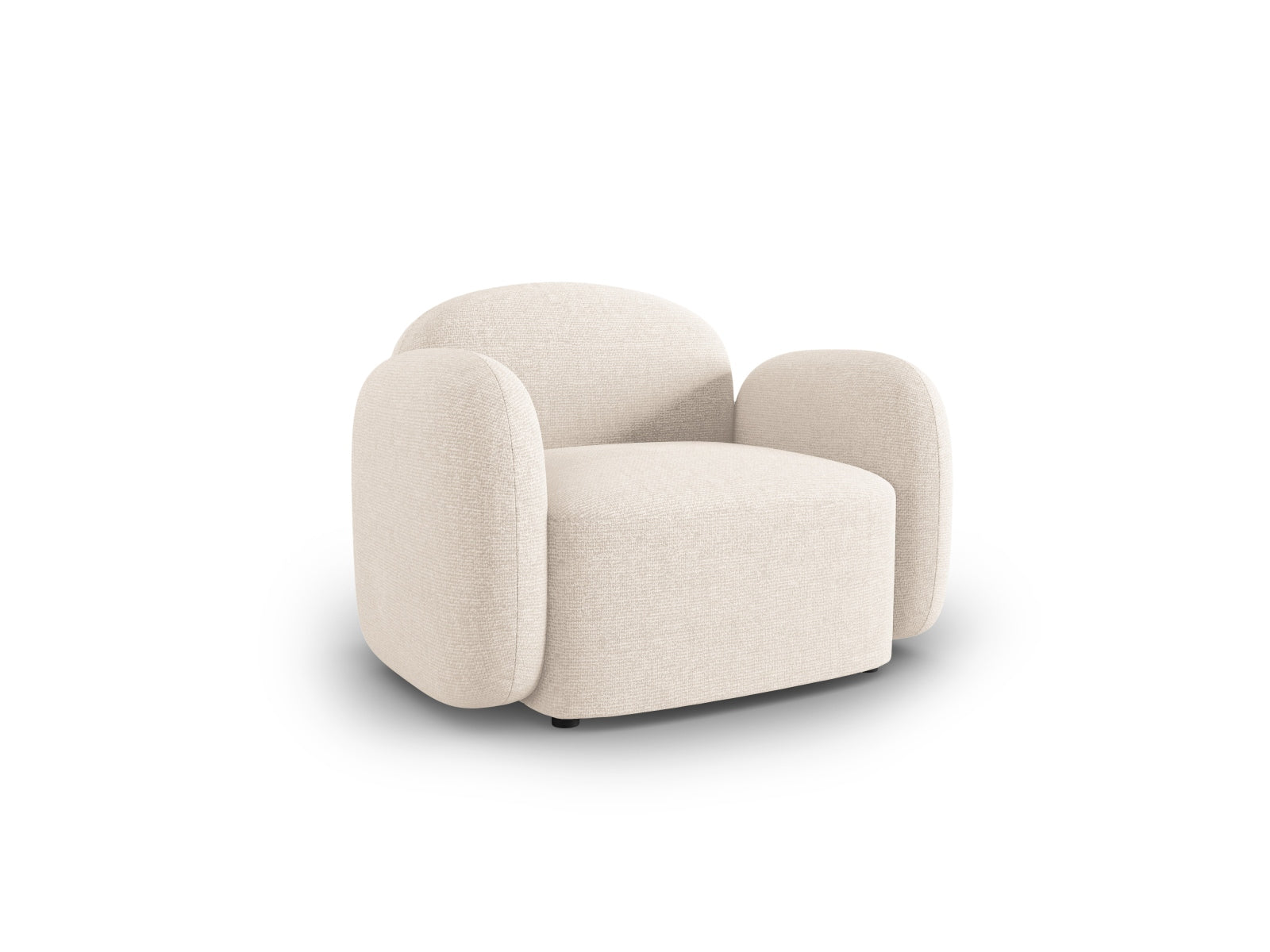 Blair Sessel 1 Sitzer in Light Beige Melange präsentiert im Onlineshop von KAQTU Design AG. Sessel ist von Micadoni