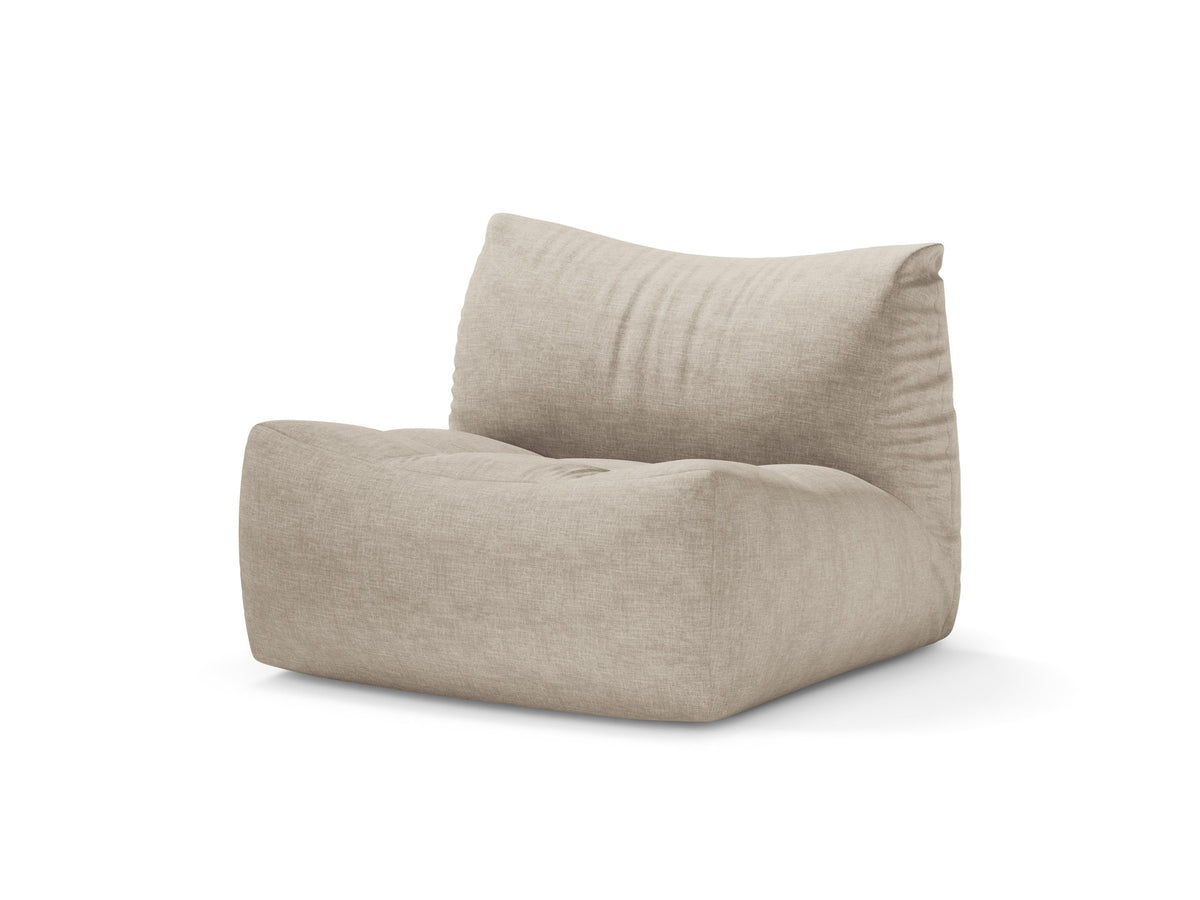 1-Sitzer Sessel Tove in Light Beige-Boston präsentiert im Onlineshop von KAQTU Design AG. Sessel ist von Micadoni