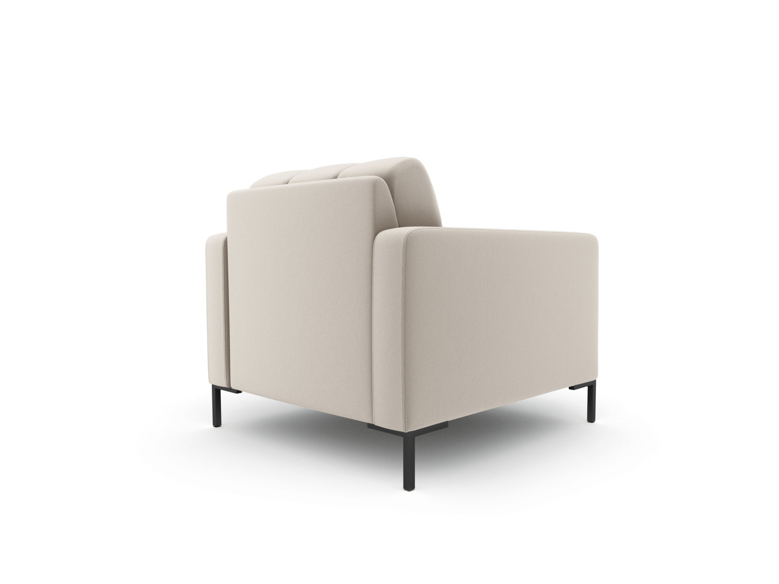 Mamaia Sessel 1 Sitz in Beige/Schwarz präsentiert im Onlineshop von KAQTU Design AG. Sessel ist von Micadoni
