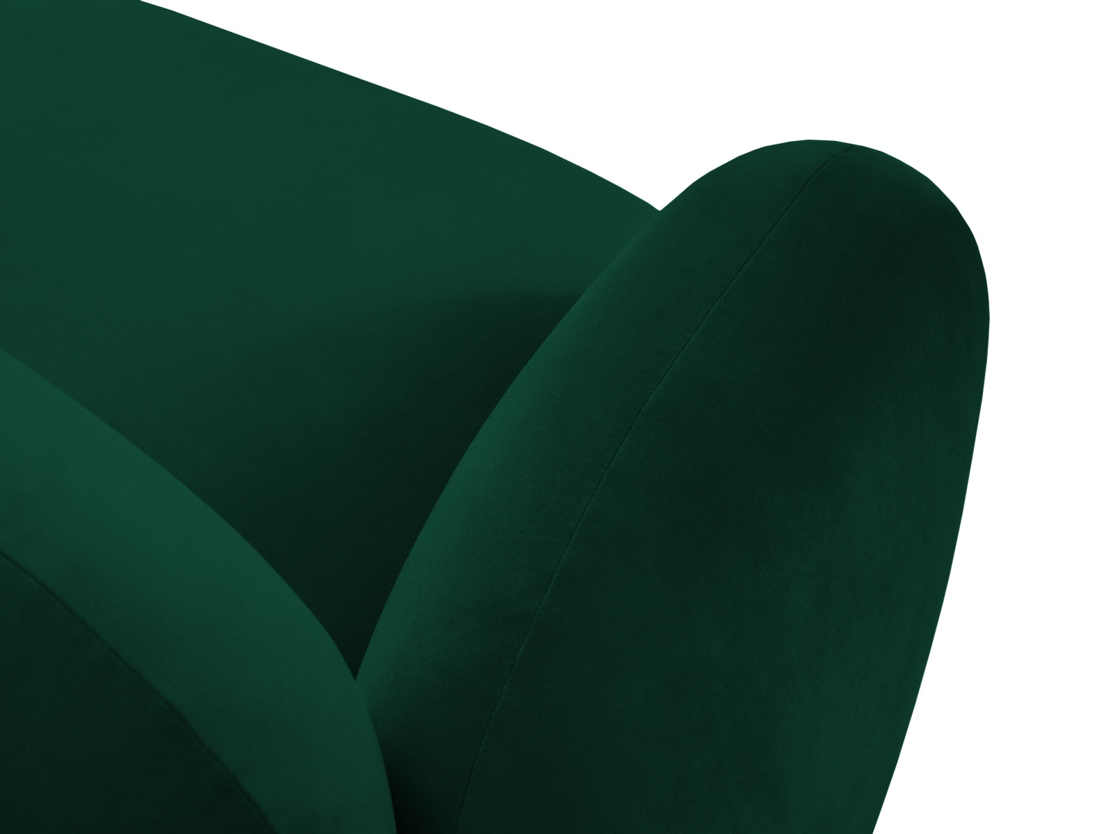 Blair Velour Armchair 1 Sitzer in Bottle Green präsentiert im Onlineshop von KAQTU Design AG. Sessel ist von Micadoni