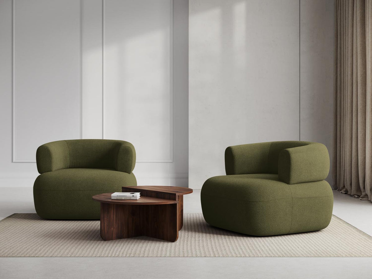 Jenny Sessel 1 Sitz in Green-Now or Never präsentiert im Onlineshop von KAQTU Design AG. Sessel ist von Micadoni