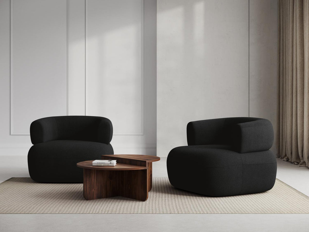 Jenny Sessel 1 Sitz in Black-Now or Never präsentiert im Onlineshop von KAQTU Design AG. Sessel ist von Micadoni