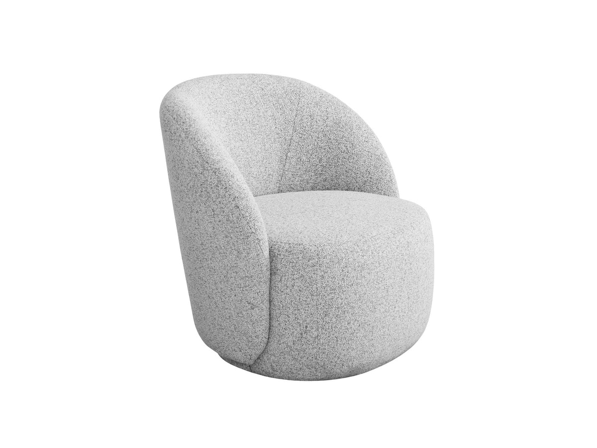 1-Sitzer Sessel Corey in Light Grey Melange-Puente präsentiert im Onlineshop von KAQTU Design AG. Sessel ist von Micadoni