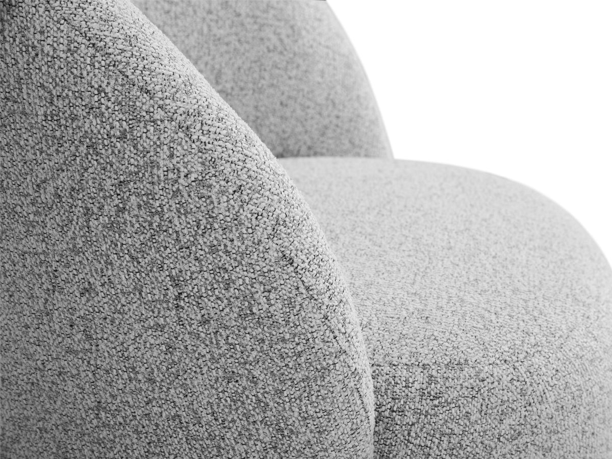 1-Sitzer Sessel Corey in Light Grey Melange-Puente präsentiert im Onlineshop von KAQTU Design AG. Sessel ist von Micadoni