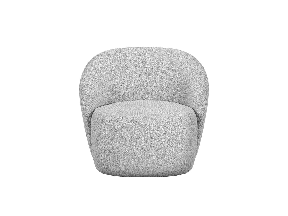 1-Sitzer Sessel Corey in Light Grey Melange-Puente präsentiert im Onlineshop von KAQTU Design AG. Sessel ist von Micadoni