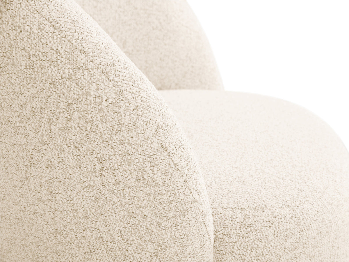 1-Sitzer Sessel Corey in Light Beige Melange-Puente präsentiert im Onlineshop von KAQTU Design AG. Sessel ist von Micadoni