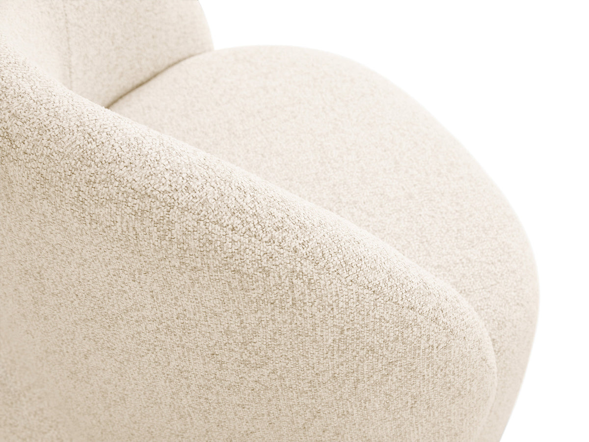 1-Sitzer Sessel Corey in Light Beige Melange-Puente präsentiert im Onlineshop von KAQTU Design AG. Sessel ist von Micadoni
