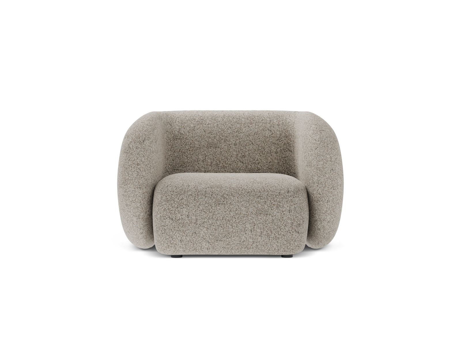 1-Sitzer Sessel Kate in Beige Melange-Puente präsentiert im Onlineshop von KAQTU Design AG. Sessel ist von Micadoni