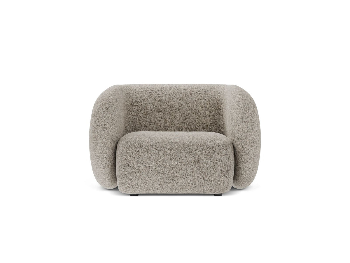 1-Sitzer Sessel Kate in Beige Melange-Puente präsentiert im Onlineshop von KAQTU Design AG. Sessel ist von Micadoni