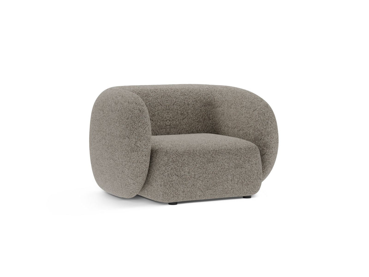 1-Sitzer Sessel Kate in Beige Melange-Puente präsentiert im Onlineshop von KAQTU Design AG. Sessel ist von Micadoni