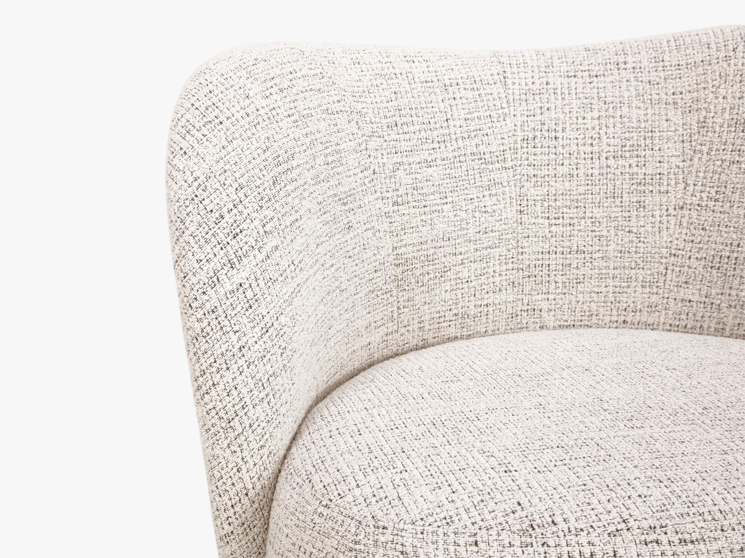 Saamit Sessel 1 Sitzer in Light Beige Melange präsentiert im Onlineshop von KAQTU Design AG. Sessel ist von Micadoni