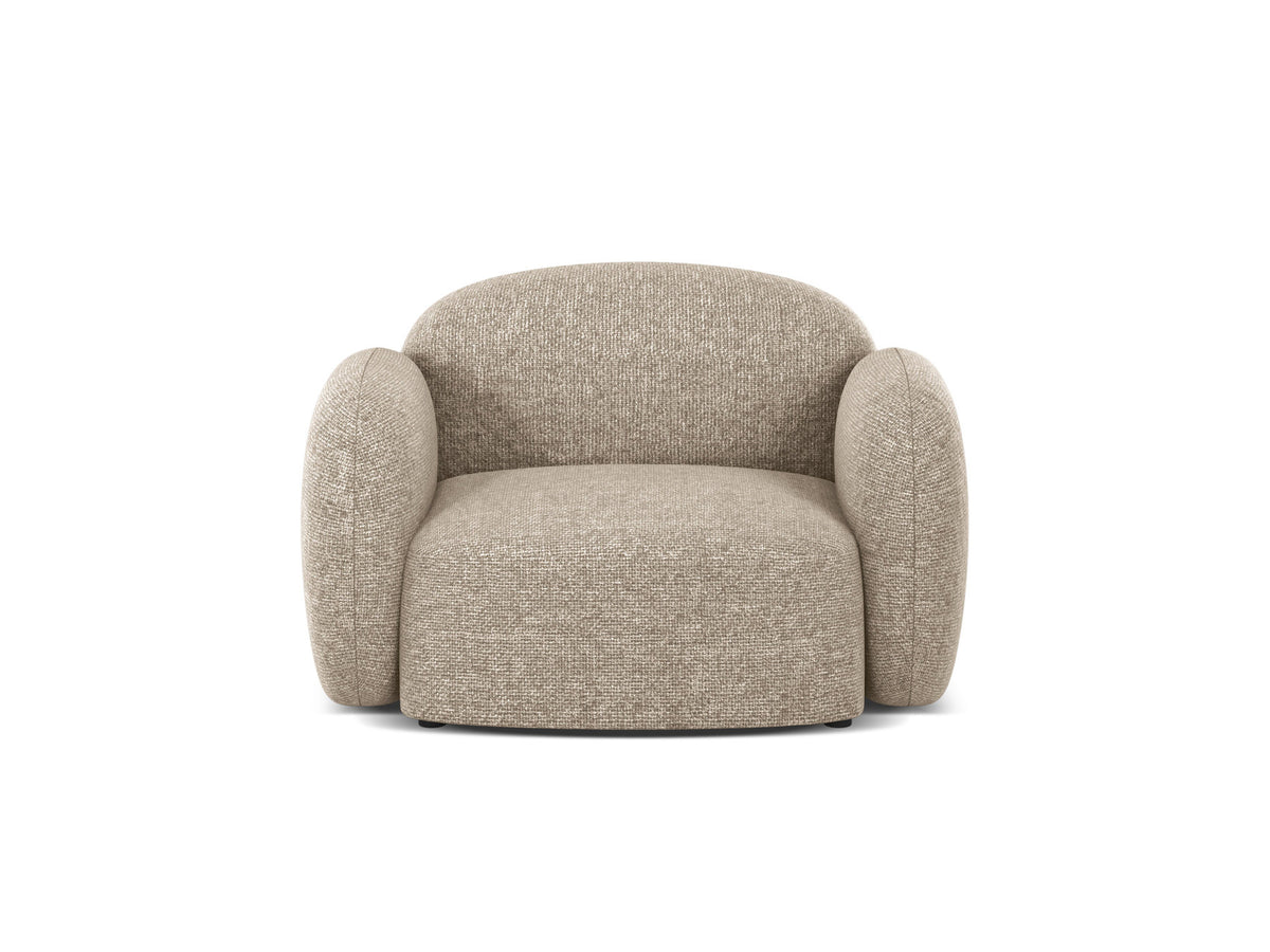 1-Sitzer Sessel Blair in Dark Beige-Eden präsentiert im Onlineshop von KAQTU Design AG. Sessel ist von Micadoni