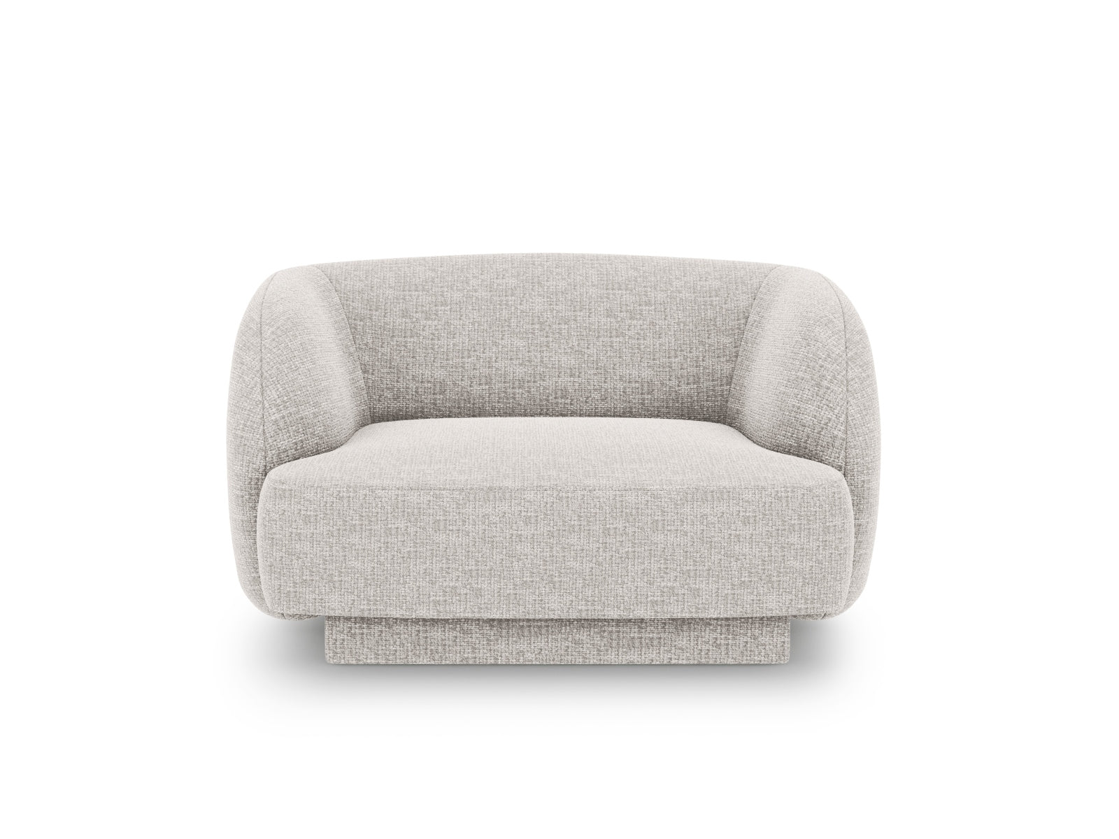 Miley Sessel 1 Sitz in Silver präsentiert im Onlineshop von KAQTU Design AG. Sessel ist von Micadoni