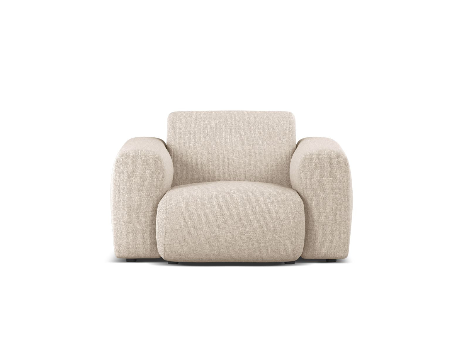 1-Sitzer Sessel Molino in Light Beige-Eden präsentiert im Onlineshop von KAQTU Design AG. Sessel ist von Micadoni