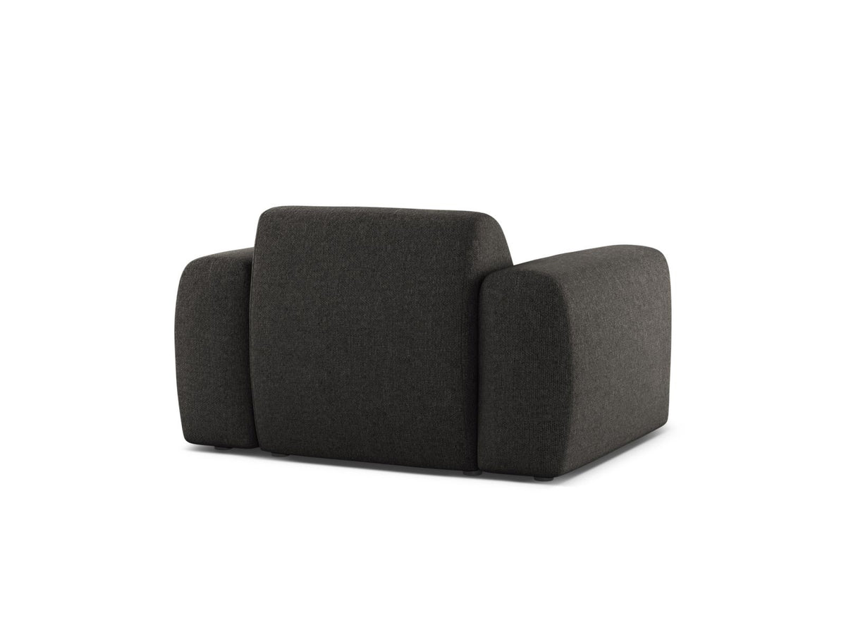 1-Sitzer Sessel Molino in Dark Grey-Eden präsentiert im Onlineshop von KAQTU Design AG. Sessel ist von Micadoni