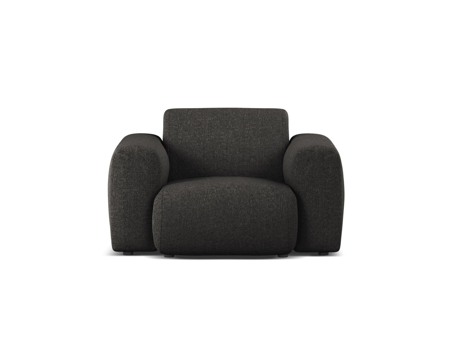 1-Sitzer Sessel Molino in Anthracite-Eden präsentiert im Onlineshop von KAQTU Design AG. Sessel ist von Micadoni