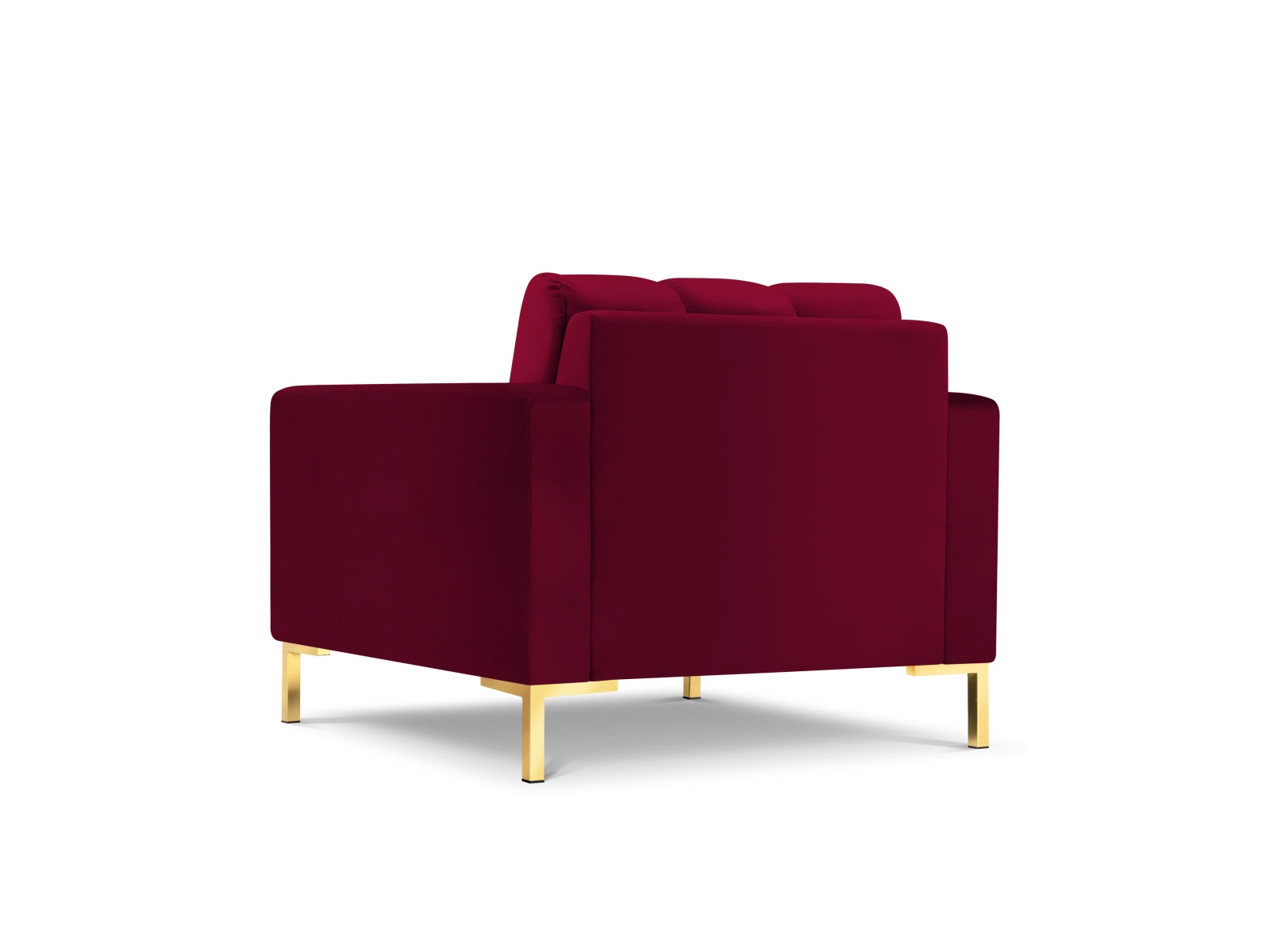 Mamaia Velour Sessel 1 Sitz in Red/Gold präsentiert im Onlineshop von KAQTU Design AG. Sessel ist von Micadoni