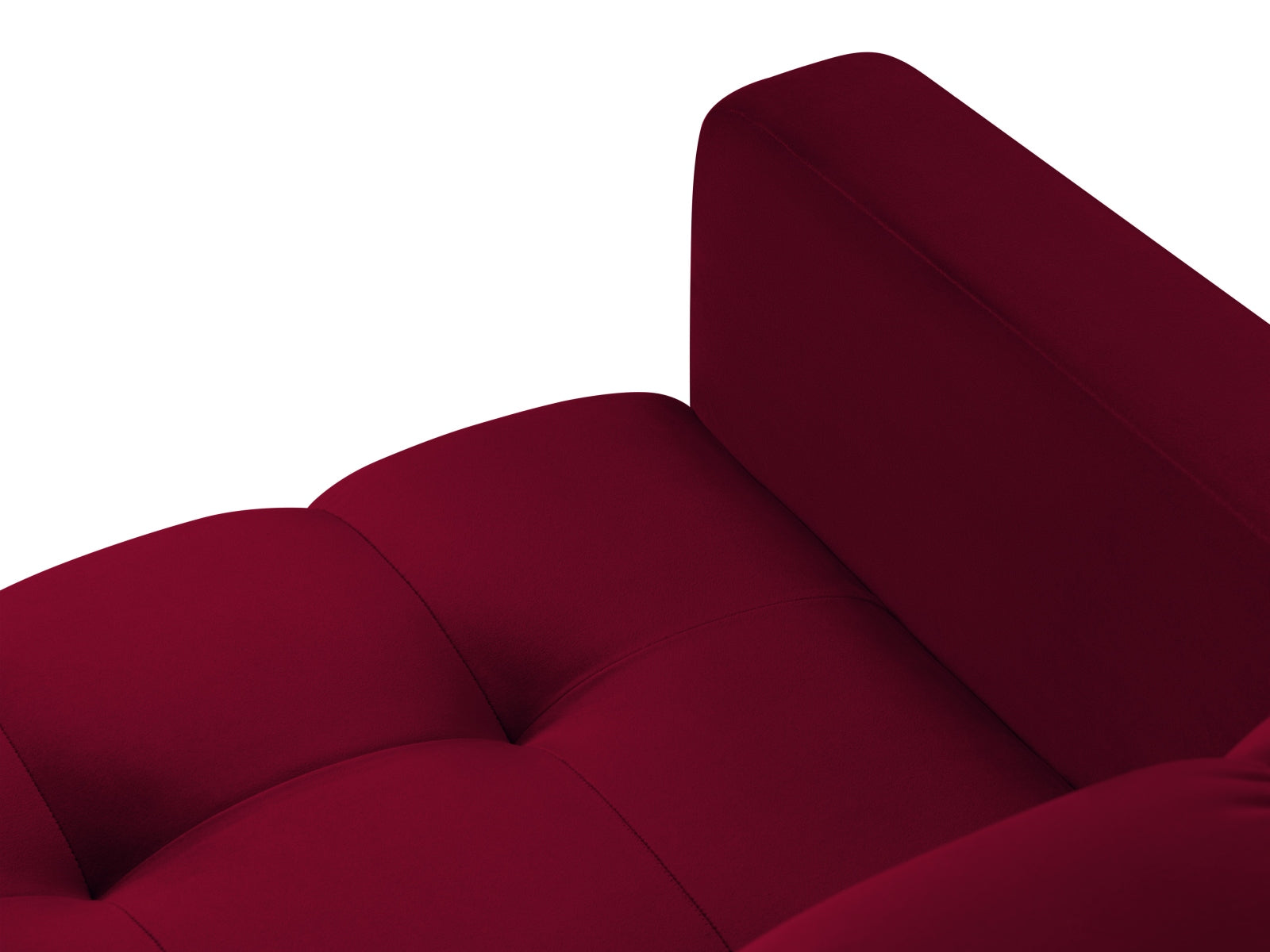 Mamaia Velour Sessel 1 Sitz in Red/Gold präsentiert im Onlineshop von KAQTU Design AG. Sessel ist von Micadoni