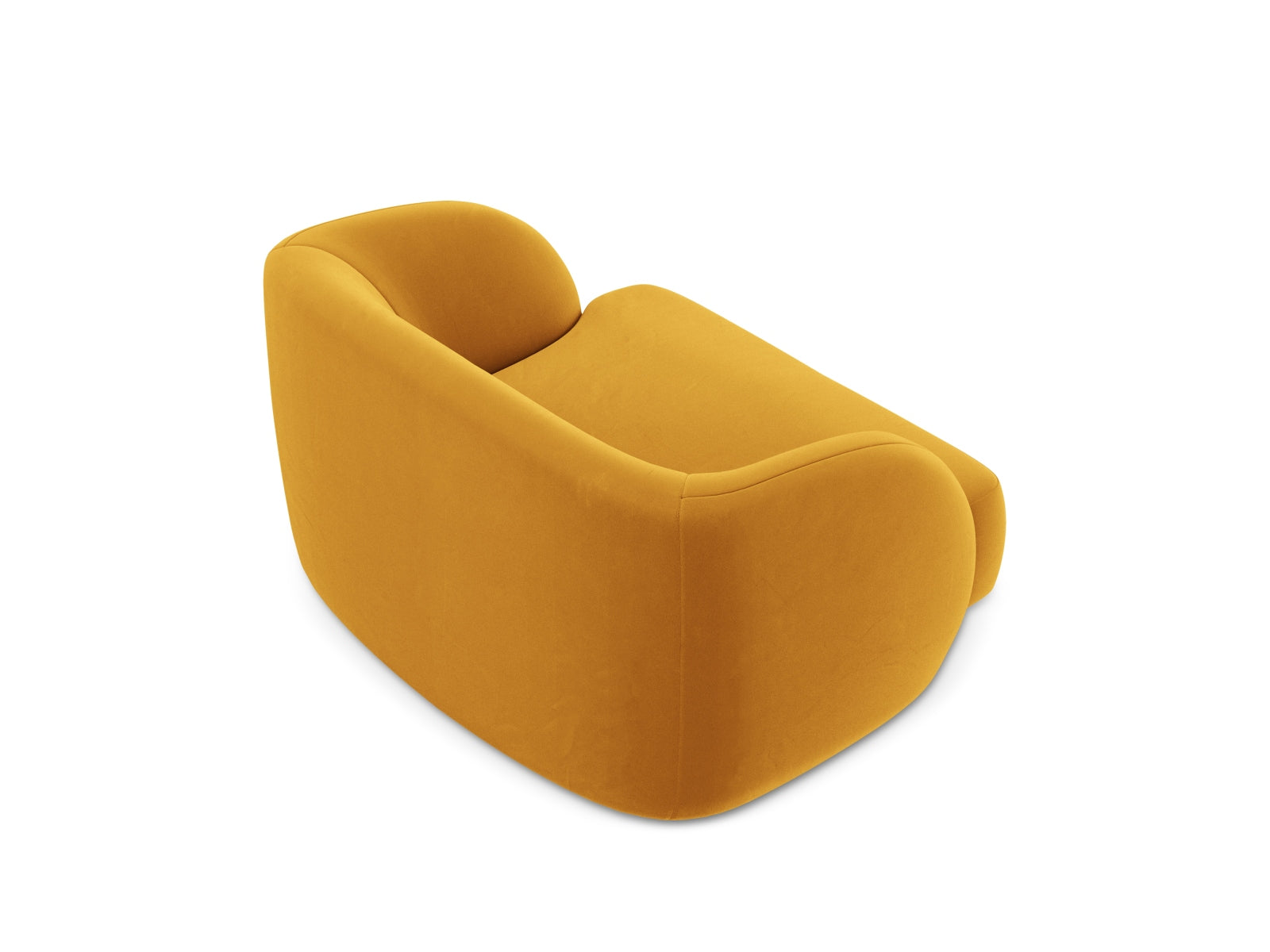 Miley Velour Sessel 1 Sitz in Yellow präsentiert im Onlineshop von KAQTU Design AG. Sessel ist von Micadoni