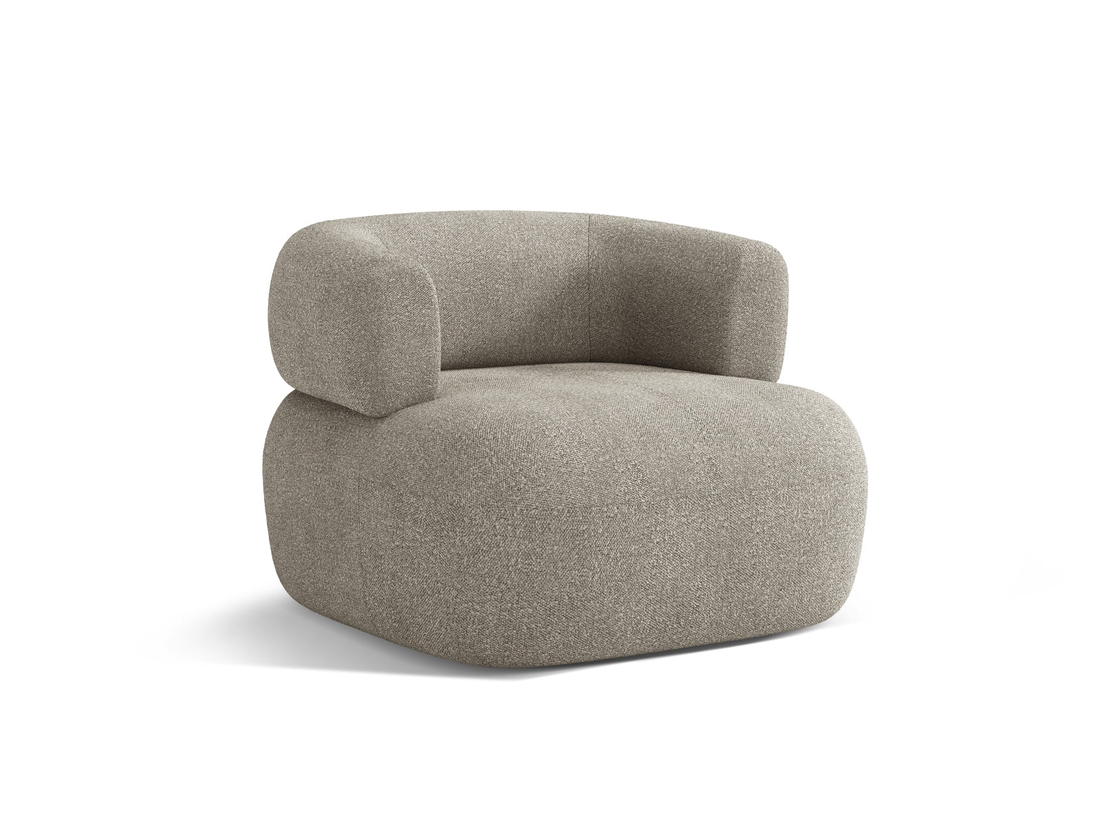 Jenny Sessel 1 Sitz in Light Grey präsentiert im Onlineshop von KAQTU Design AG. Sessel ist von Micadoni