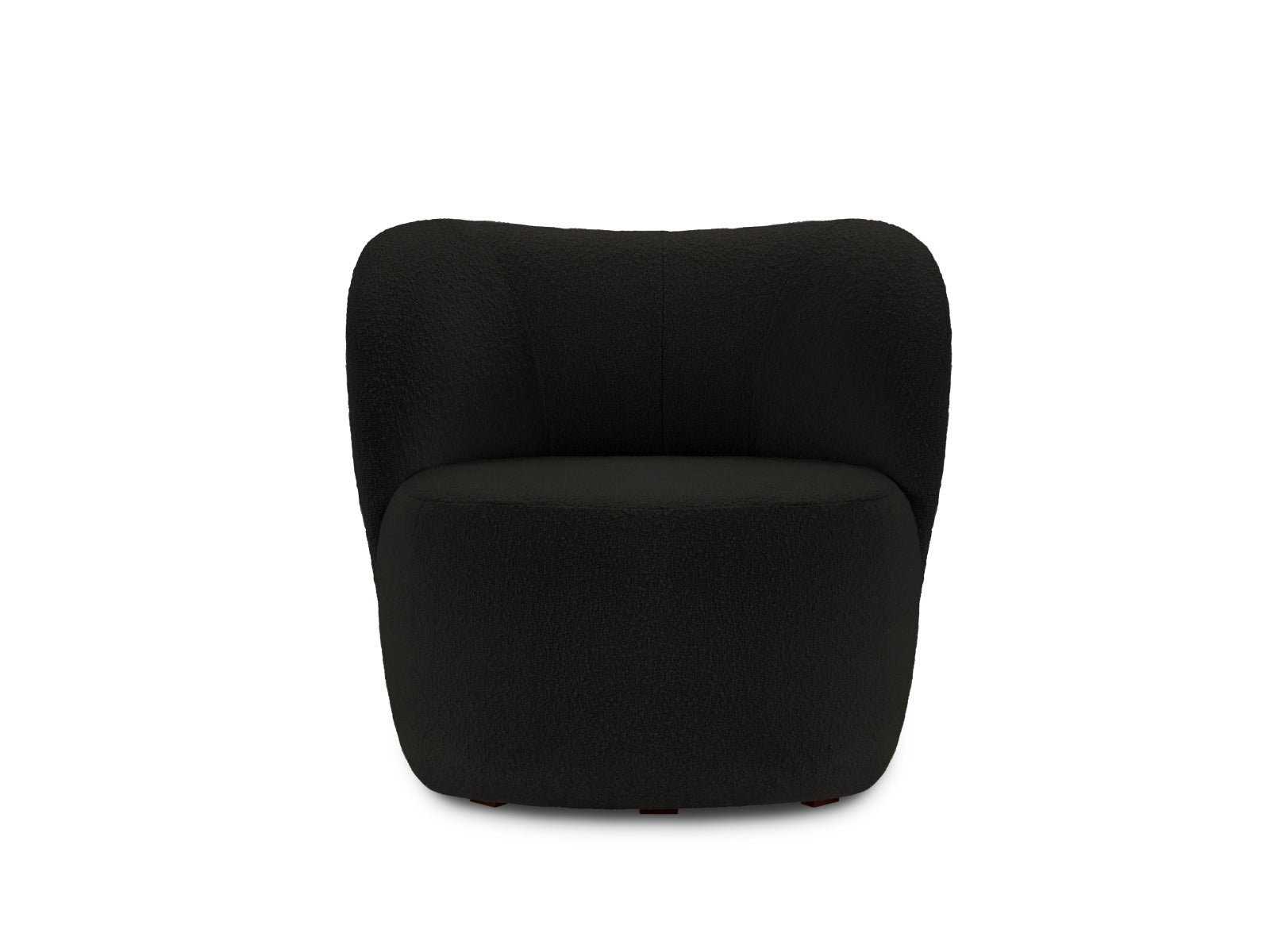 Saamit Boucle Armchair 1 Sitzer in Black präsentiert im Onlineshop von KAQTU Design AG. Sessel ist von Micadoni