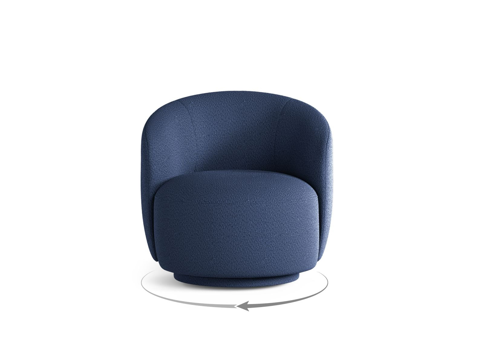 Drehsessel Letizia in Navy Blue-CORAL präsentiert im Onlineshop von KAQTU Design AG. Drehsessel ist von Micadoni