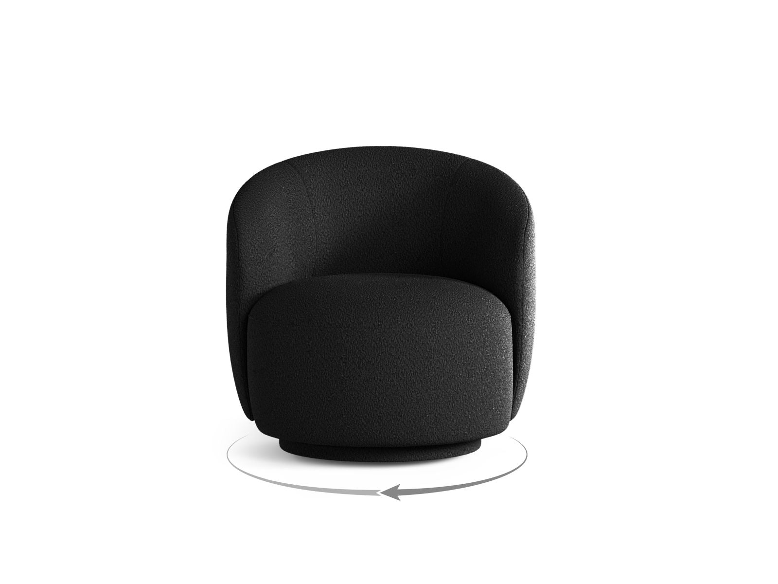 Drehsessel Letizia in Black-CORAL präsentiert im Onlineshop von KAQTU Design AG. Drehsessel ist von Micadoni