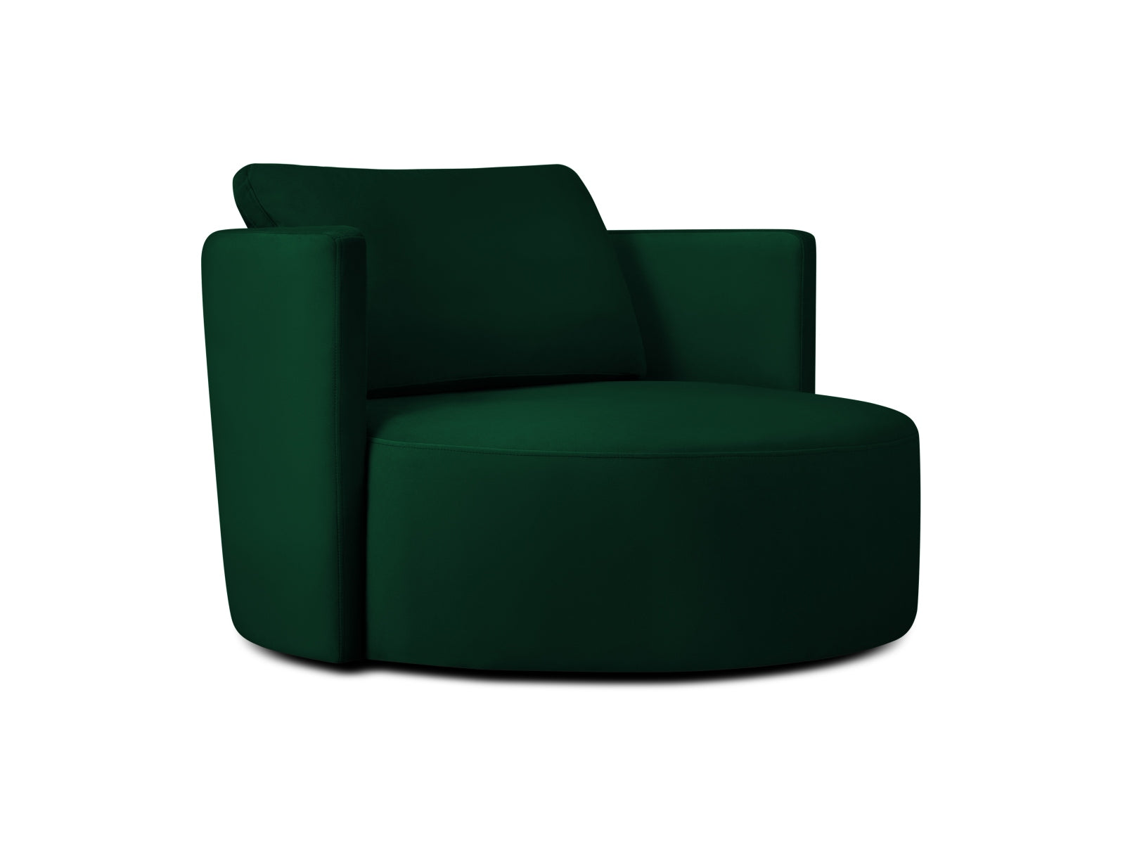 Bliss Swivel Velour Armchair XL 1.5 Sitzer in Bottle Green präsentiert im Onlineshop von KAQTU Design AG. Sessel ist von Micadoni