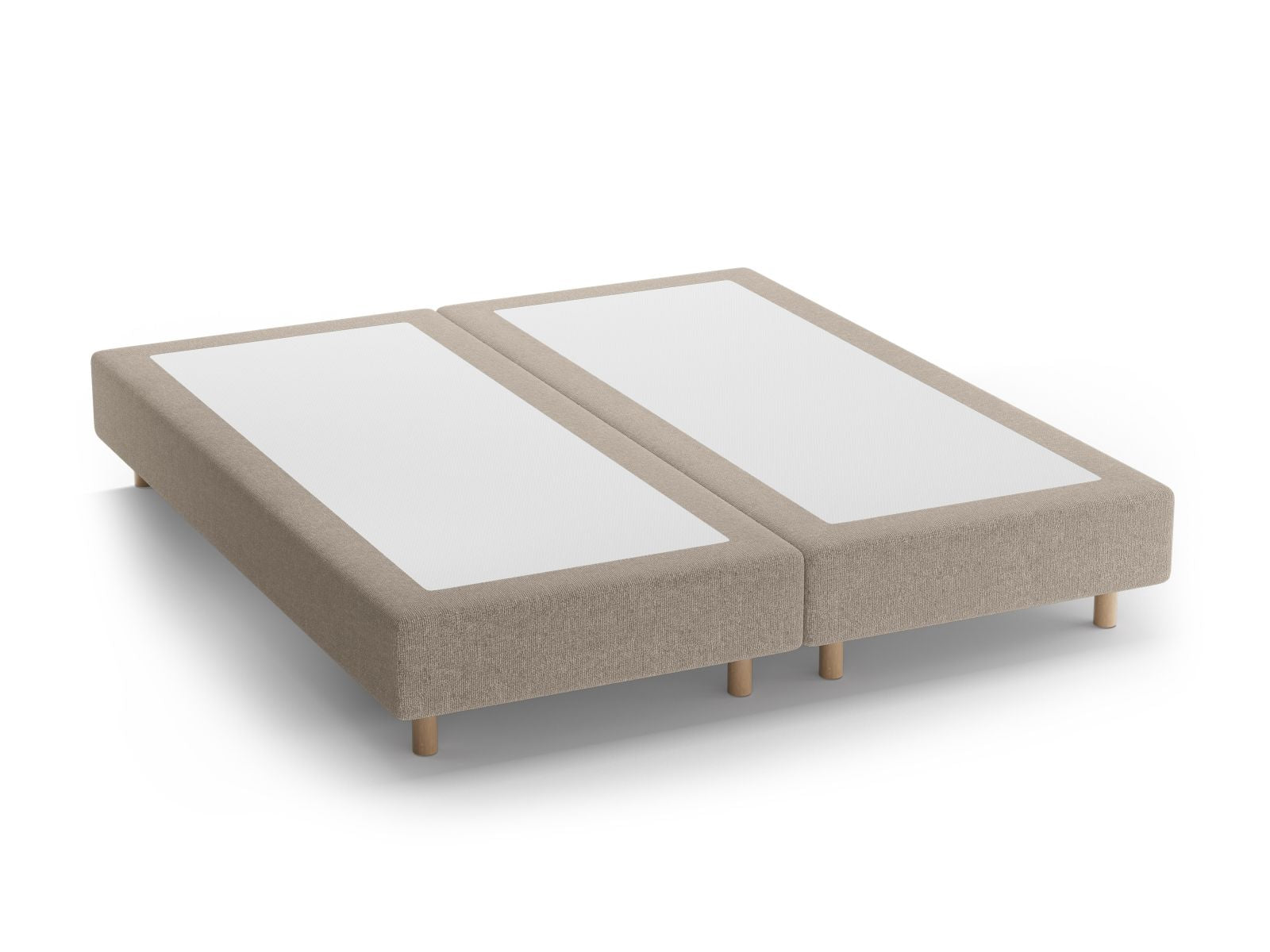 Bettgestell Whale 140cm in Dark Beige-Eden präsentiert im Onlineshop von KAQTU Design AG. Bettgestell ist von Micadoni