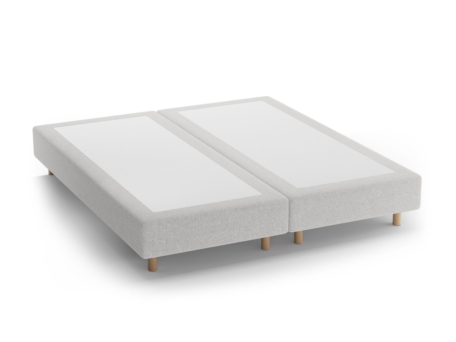 Bettgestell Whale 140cm in Silver-Eden präsentiert im Onlineshop von KAQTU Design AG. Bettgestell ist von Micadoni