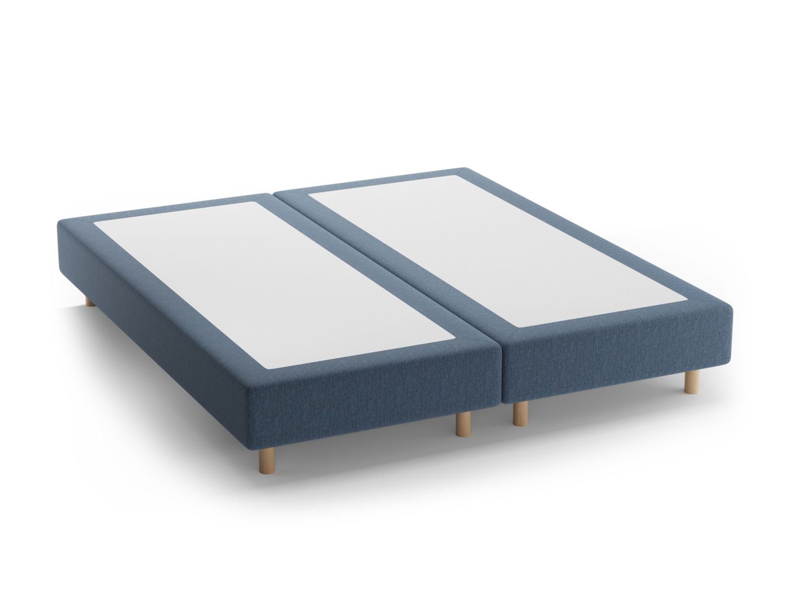 Bettgestell Whale 140cm in Dark Blue-Babel präsentiert im Onlineshop von KAQTU Design AG. Bettgestell ist von Micadoni