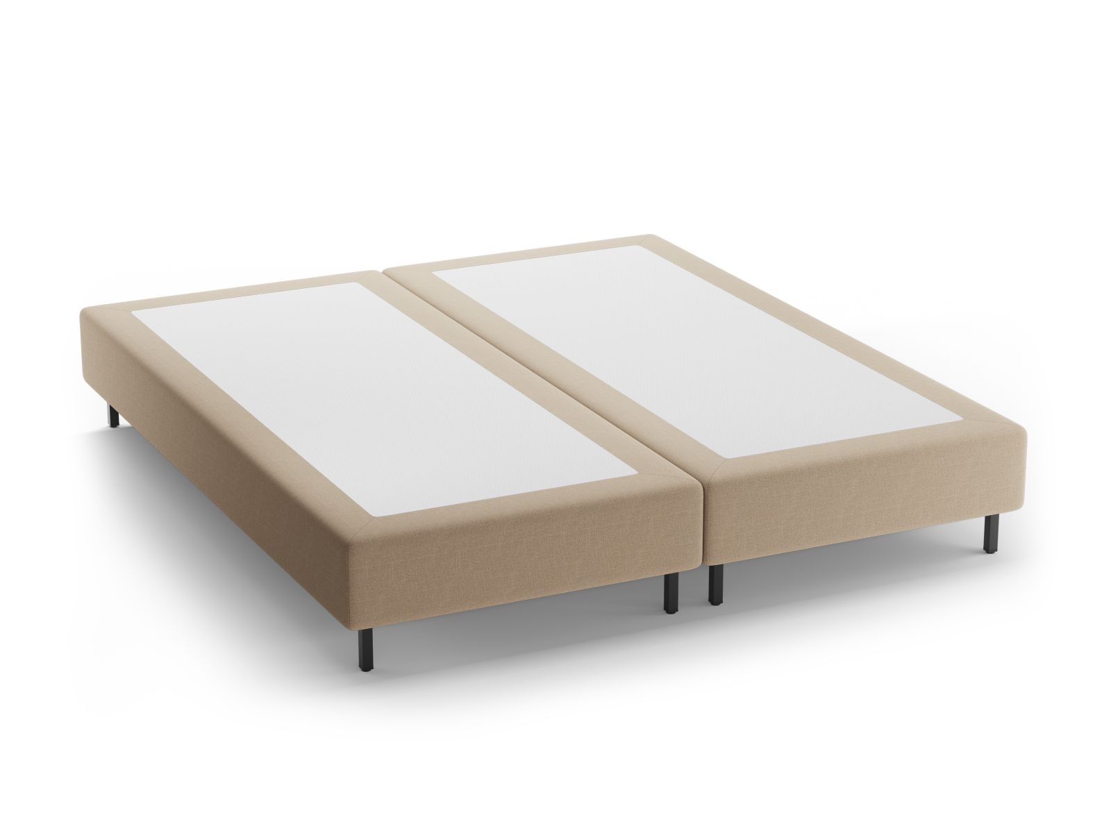 Bettgestell Whale 140cm in Beige-Babel präsentiert im Onlineshop von KAQTU Design AG. Bettgestell ist von Micadoni