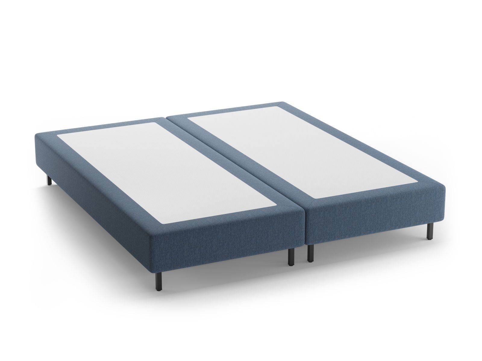Bettgestell Whale 140cm in Dark Blue-Babel präsentiert im Onlineshop von KAQTU Design AG. Bettgestell ist von Micadoni