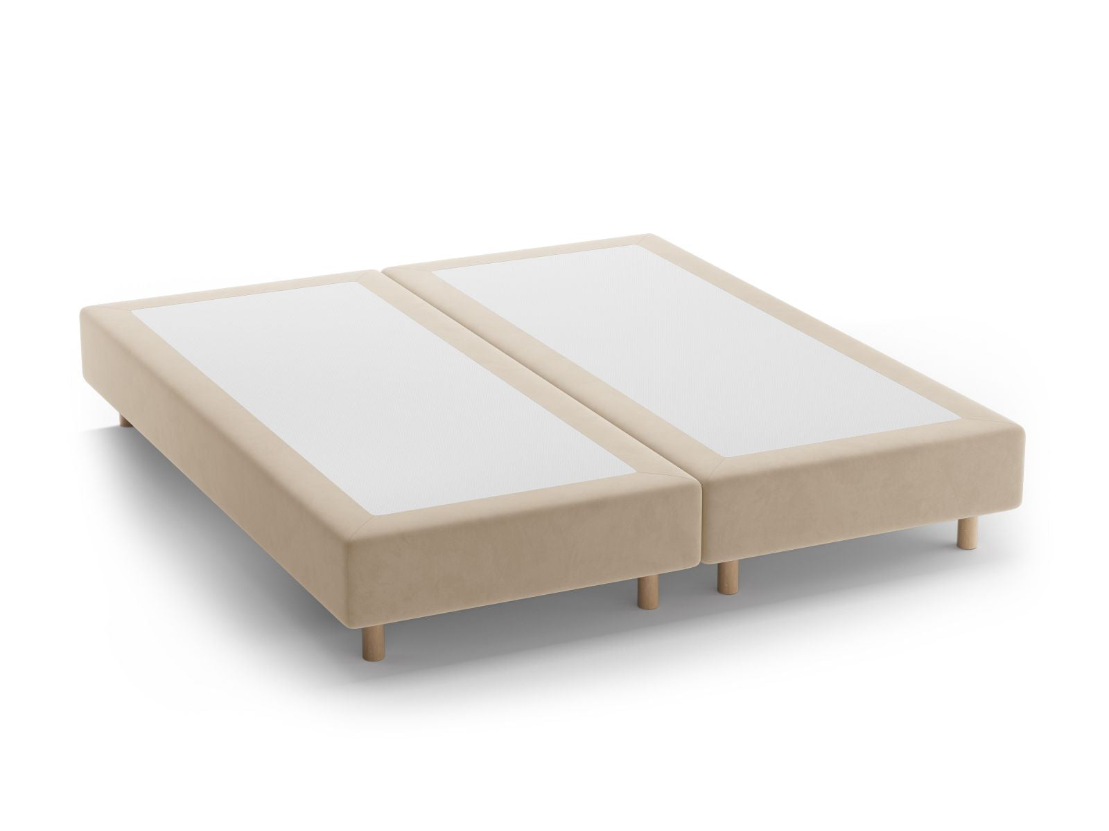 Bettgestell Whale 140cm in Nude-Paris präsentiert im Onlineshop von KAQTU Design AG. Bettgestell ist von Micadoni