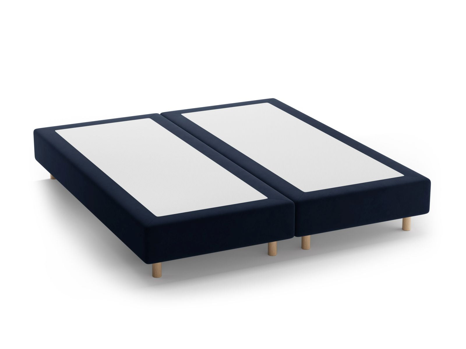Bettgestell Whale 140cm in Dark Blue-Paris präsentiert im Onlineshop von KAQTU Design AG. Bettgestell ist von Micadoni
