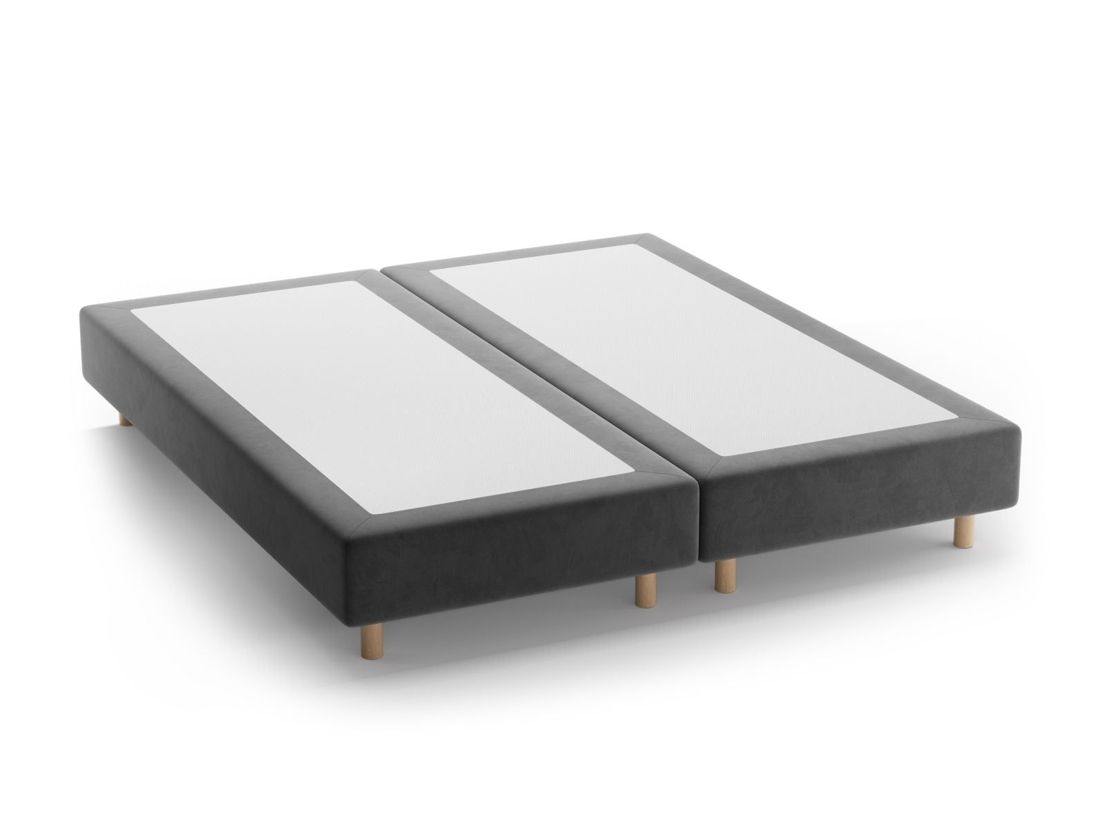 Bettgestell Whale 140cm in Grey-Paris präsentiert im Onlineshop von KAQTU Design AG. Bettgestell ist von Micadoni