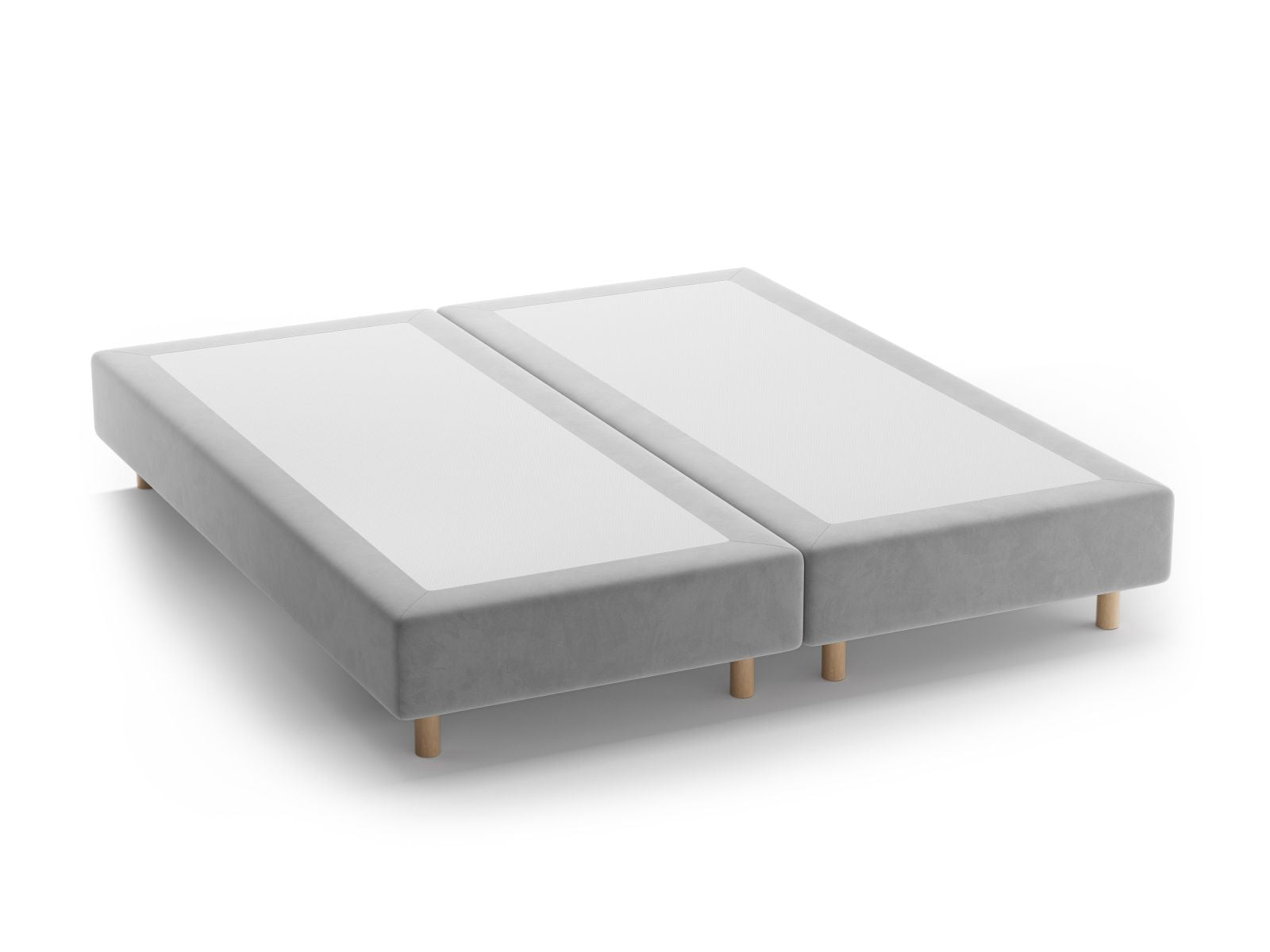 Bettgestell Whale 140cm in Light Grey-Paris präsentiert im Onlineshop von KAQTU Design AG. Bettgestell ist von Micadoni