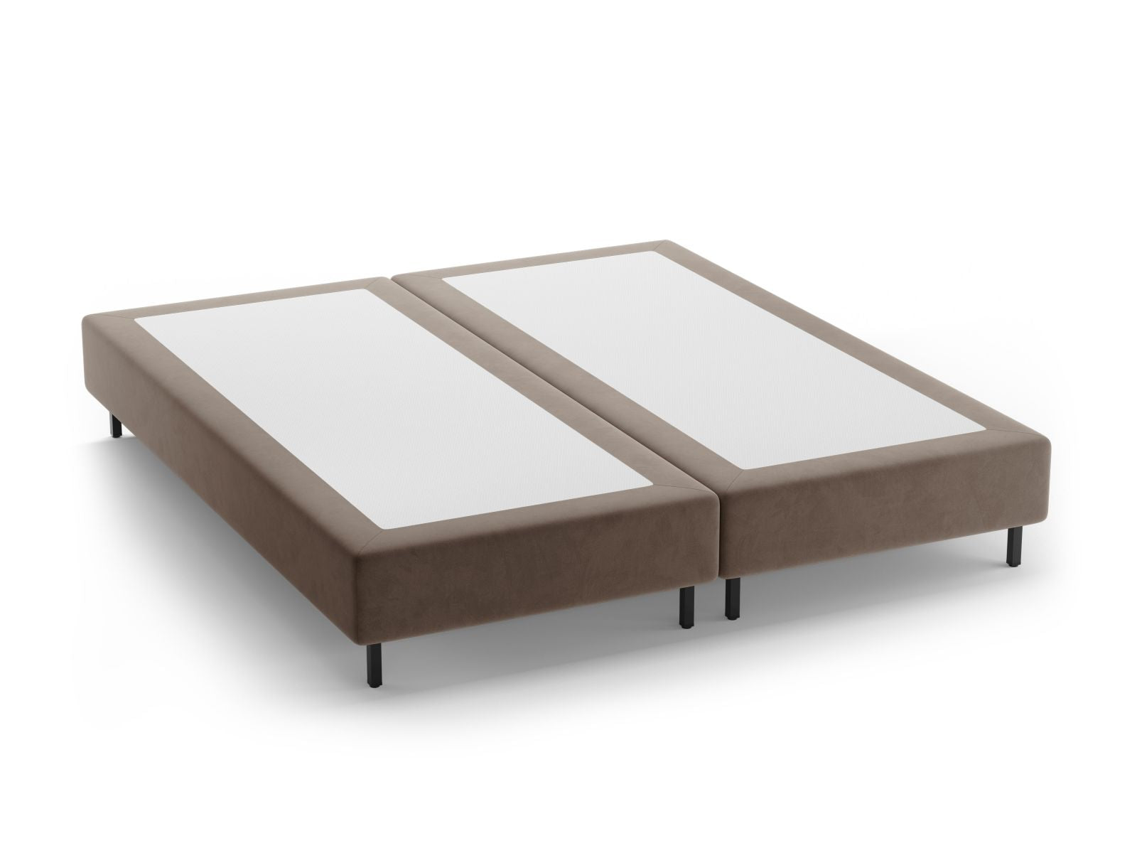 Bettgestell Whale 140cm in Warm grey-Paris präsentiert im Onlineshop von KAQTU Design AG. Bettgestell ist von Micadoni