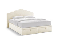 Dream storage bed with headboard