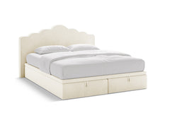 Dream storage bed with headboard