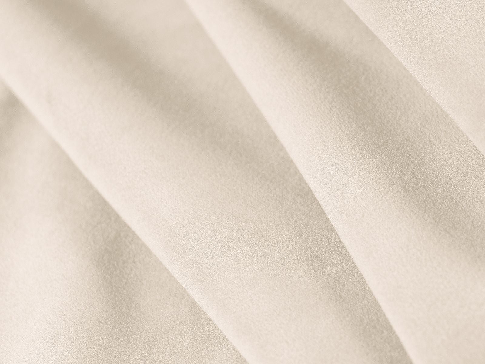 Stilvolles Linea Bett mit 160 cm hohem Kopfteil aus luxuriösem Ivory-Magic Velvet, perfekt für moderne Schlafzimmer.