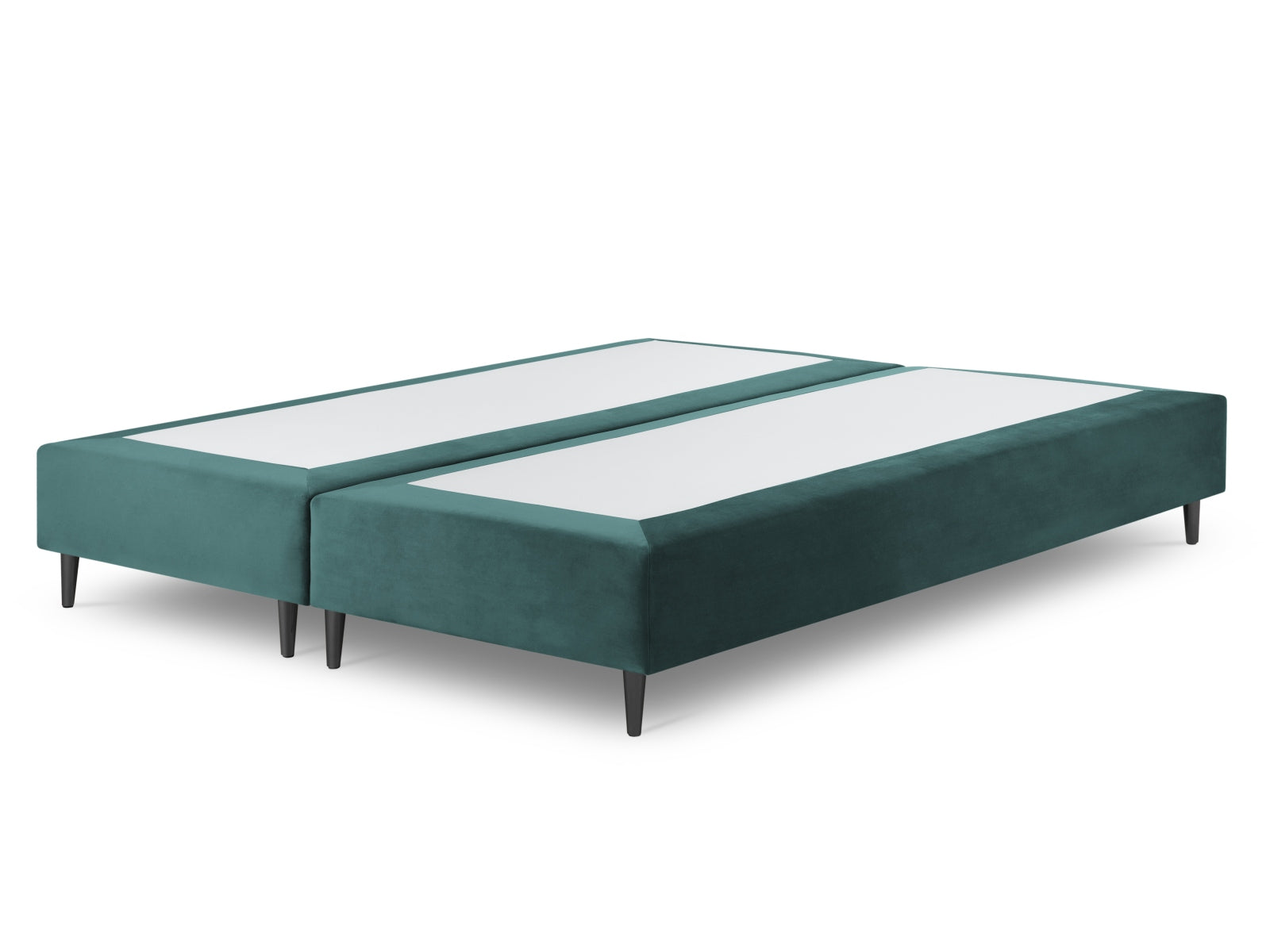 Whale Velour Base  in Petrol präsentiert im Onlineshop von KAQTU Design AG. Bettgestell ist von Micadoni