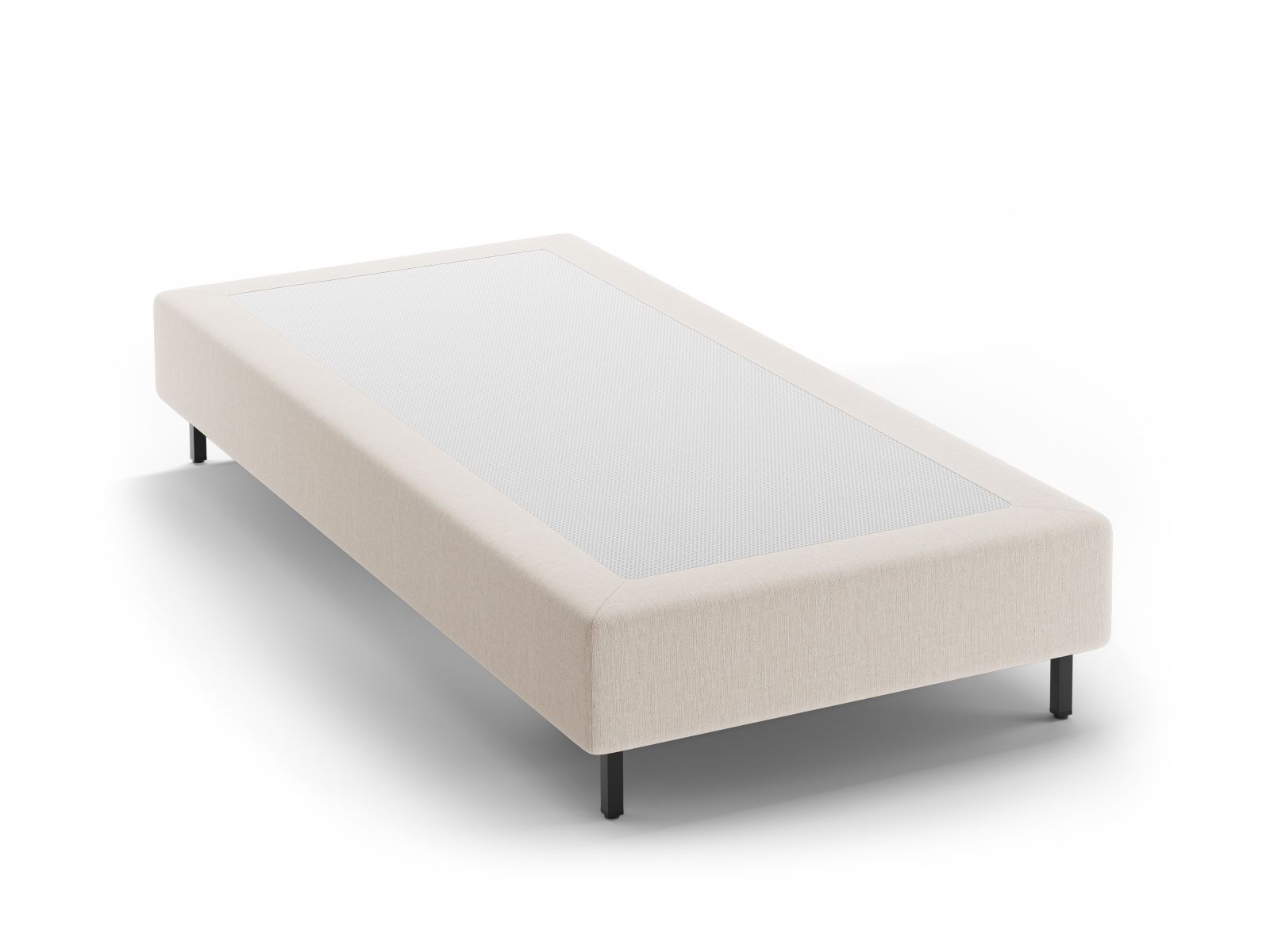 Elegantes Bettgestell Whale in 80 cm Breite, in stilvollem Weiß, ideal für moderne Schlafzimmer und zeitgemäße Einrichtung von Micadoni.